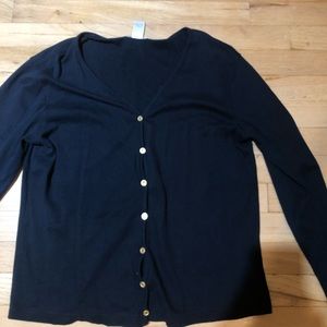 Jones New York black cardigan